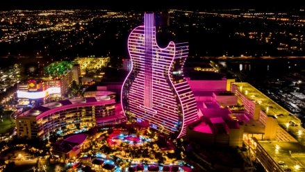 Hard Rock Casino Hollywood Florida Night
