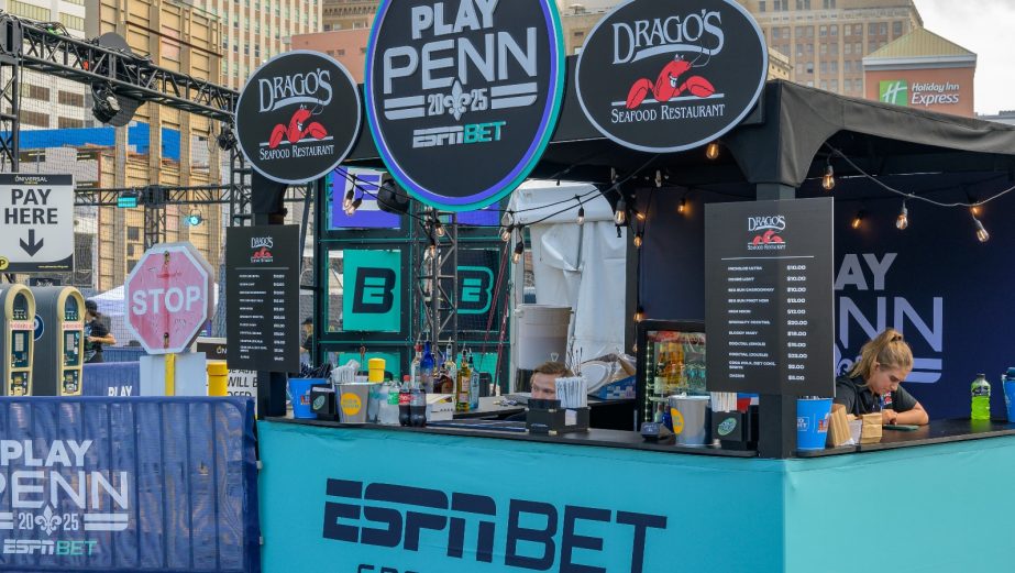 ESPN Bet booth in New Orleans
