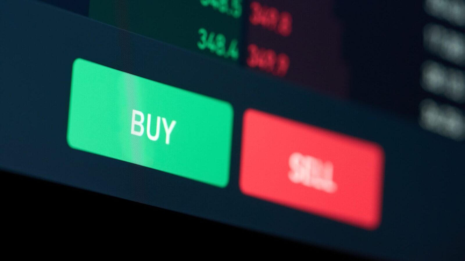 buy or sell buttons