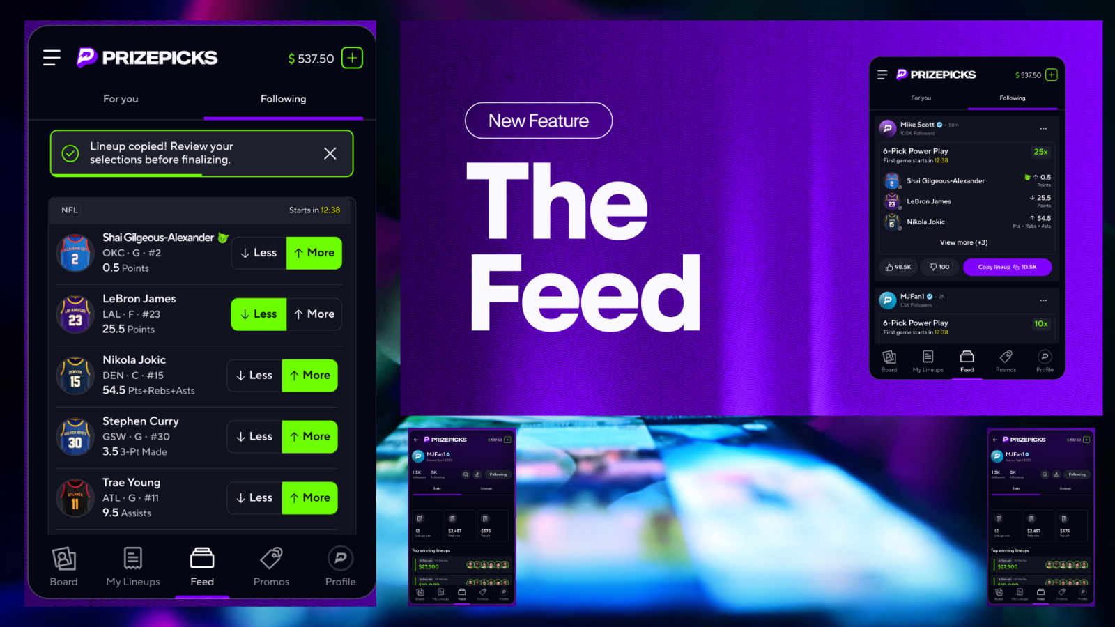 PrizePicks-feed
