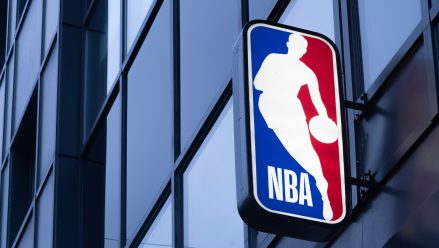NBA-logo-sign-building