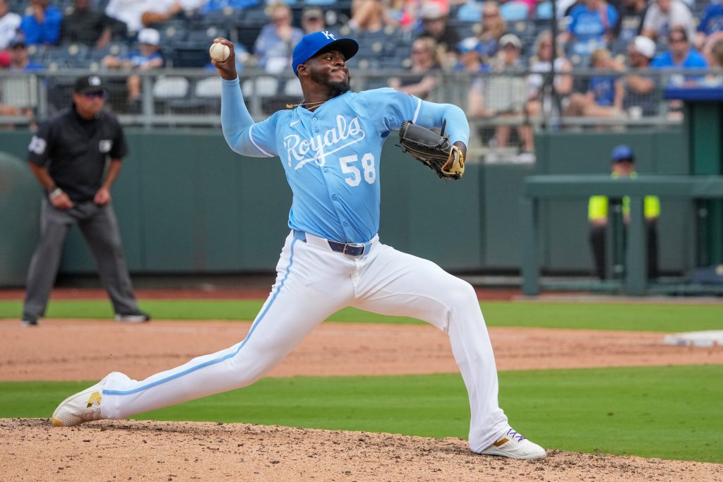 Kansas City Royals pitcher Luinder Avila.