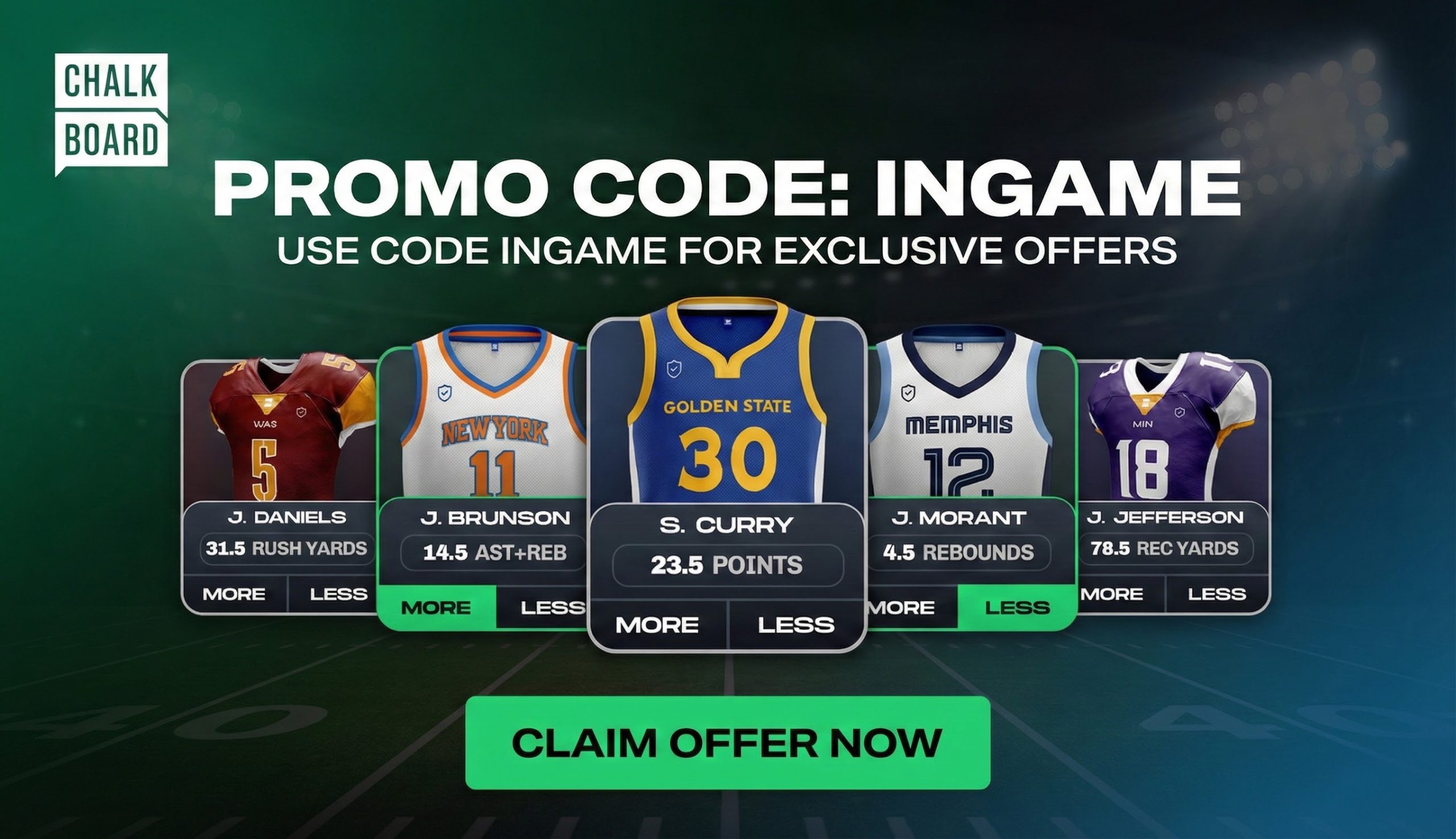 Chalkboard Promo Code INGAME