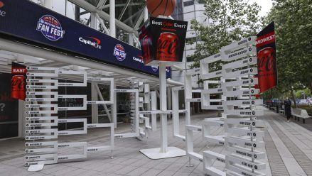 march madness bracket display