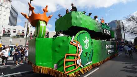 draftkings super bowl float