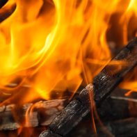 fire burning