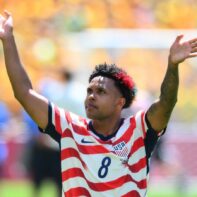 us-soccer-weston-mckennie-celebrates