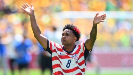 us-soccer-weston-mckennie-celebrates