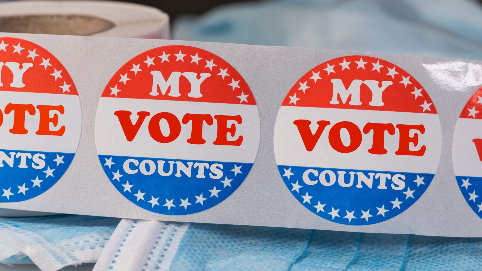 my vote counts sticker