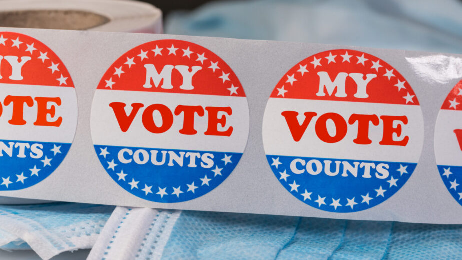my vote counts sticker