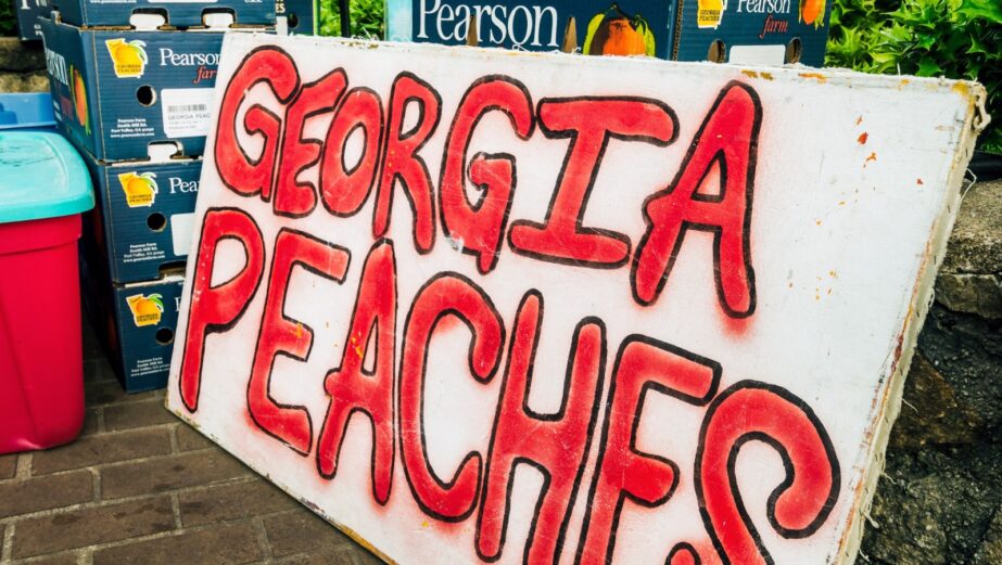 georgia-peaches-painted-sign