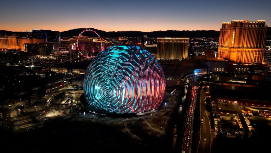 las vegas sunset sphere