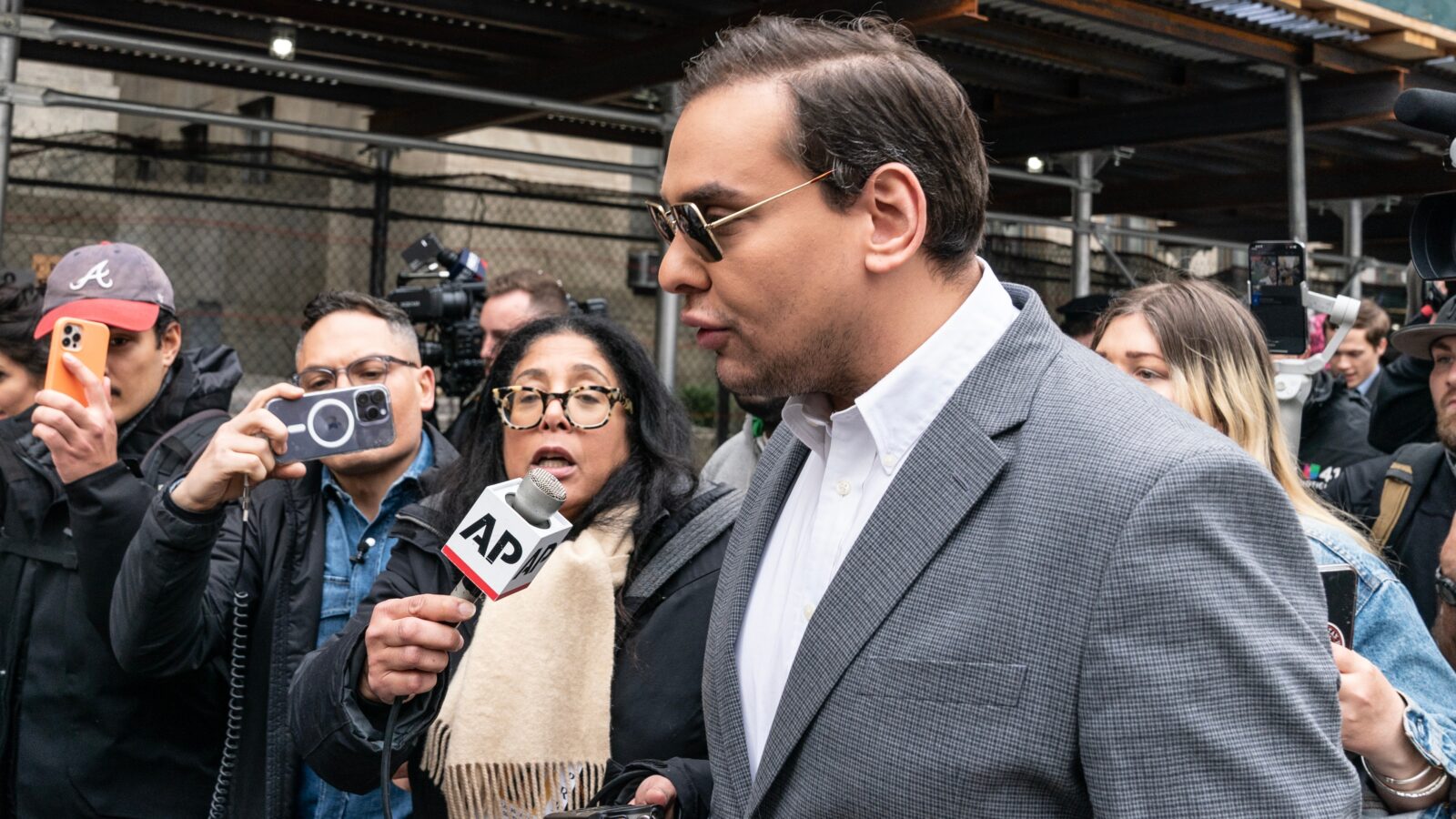 george santos microphone